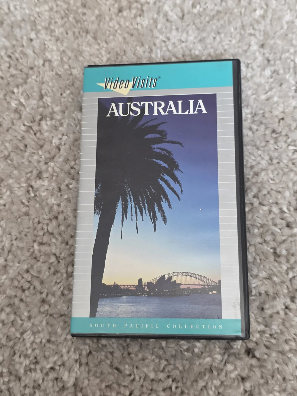 Australia VHS Tape - Teal/Black